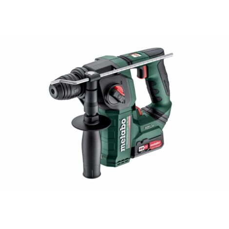 METABO Akku-Bohrhammer PowerMaxx BH 12 BL 16 (600207500) metaBOX 145 12V 2x2Ah Li-Ion + SC 30