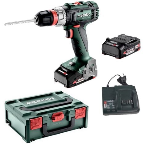 Metabo Akku-Bohrschrauber BS 18 L Quick 18V, 2x 2,0 Ah und Ladegerät in metaBOX 145
