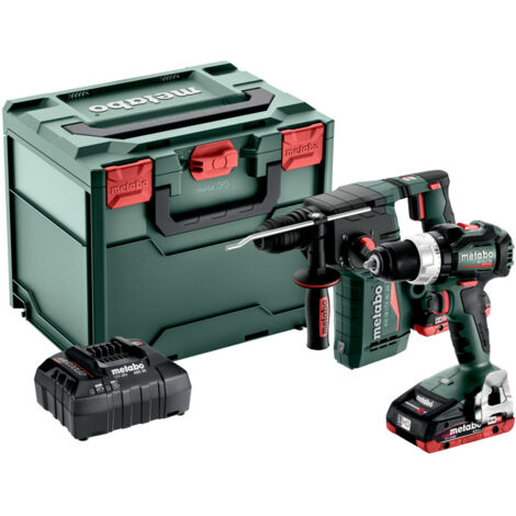 Metabo Akku Combo Set 2.3.6 18 V BS 18 LT BL + KH 18 LTX BL 24 metaBOX 340