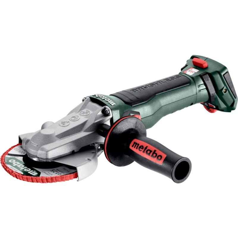 Image of Akku-Flachkopf-Winkelschleifer wvbf 18 lt bl 11-125 Quick ohne Akku und Ladegerät - Metabo