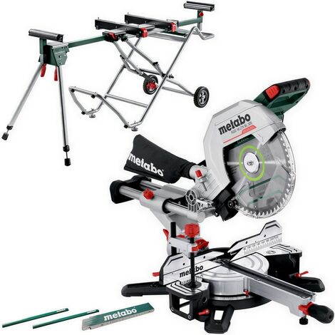 Metabo Akku Kappsäge KGS 18 LTX BL 305 + Untergestell KSU 251 Mobile