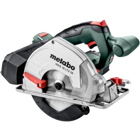 Metabo Akku-Metall-Handkreissäge MKS 18 LTX 58, incl. Parallelanschlag, Zubehör, Karton