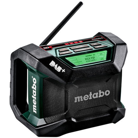 Metabo Akku Baustellenradio R 12-18 DAB+ Bluetooth inkl. Netzkabel ohne Akku
