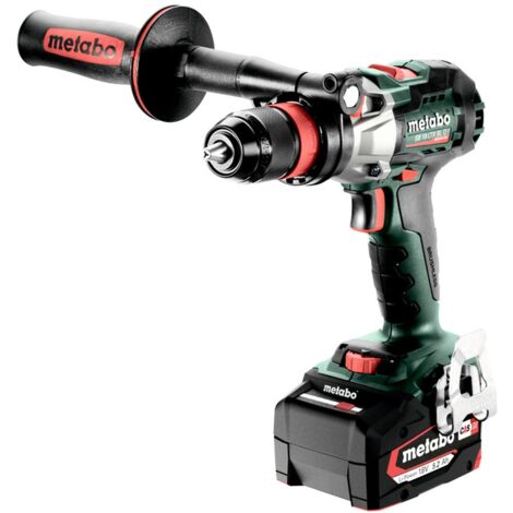 Metabo Akku-Schlagbohrschrauber SB 18 LTX BL Q I, metaBOX 145 L, 18V 2x5.2Ah Li-Power + ASC 55