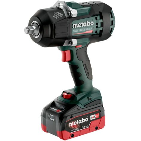 METABO Akku-Schlagschrauber SSW 18 LTX 1450 BL (602401660) metaBOX 145 L 18V 2x5.5Ah LiHD + ASC 145