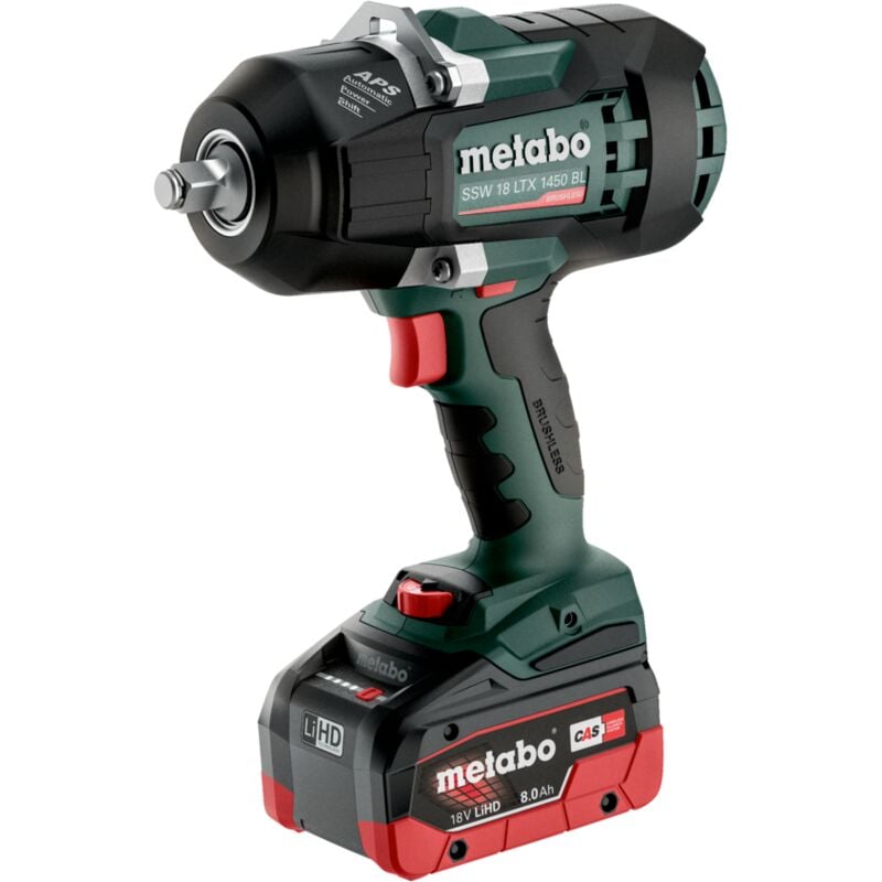Image of Metabo - Akku-Schlagschrauber ssw 18 ltx 1450 bl, 2x 8,10 LiHD und Ladegerät in x 145 l