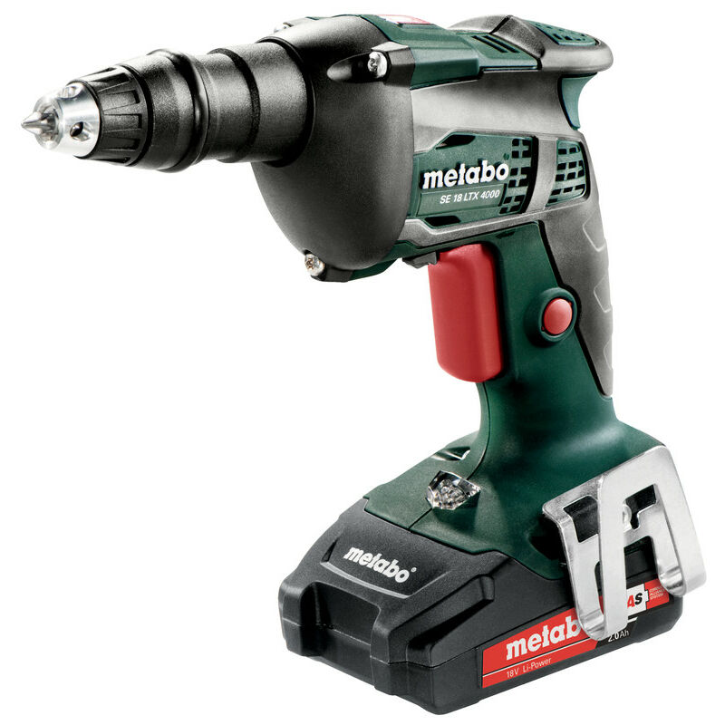 Metabo - Akku-Trockenbauschrauber se 18 ltx 6000 (620049500), Kunststoffkoffer, 18V 2x2Ah