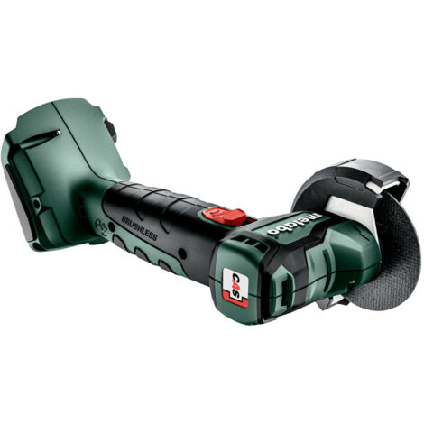 Metabo Akku-Winkelschleifer CC 18 LTX BL ohne Akku ohne Lader in metaBox 165 L