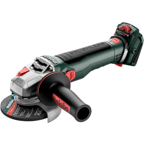 Metabo Akku-Winkelschleifer WVB 18 LT BL 11-115 Quick mit Bremse in metaBOX 165 L Solo