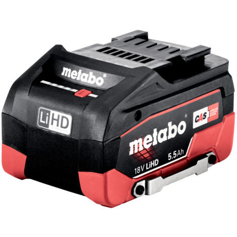 Metabo Akkupack mit Sicherungsbügel LiHD 18 V - 5,5 Ah (624990000)