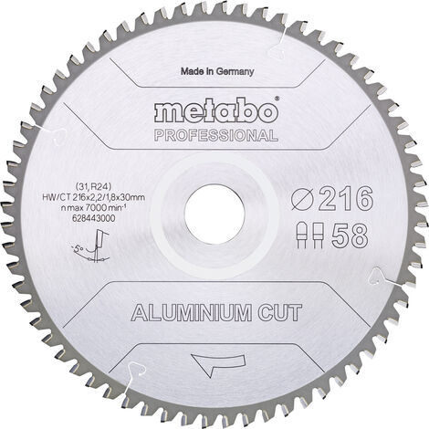Metabo ALUMINIUM CUT PROFESSIONAL 628288000 Kreissägeblatt 160 x 20 x 1.2 mm Zähneanzahl: 48 1 St.