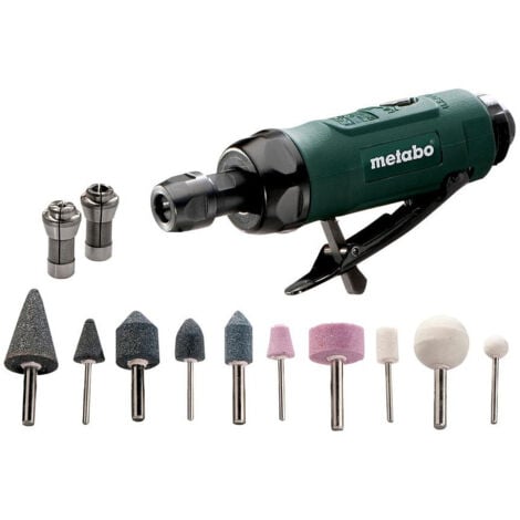Metabo - Amoladora recta de aire comprimido 2,6bar DG 25 Set - 604116500