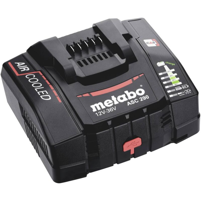 Metabo - asc 290 Chargeur rapide 12 - 36 v air cooled ( 627370000 ) pour batteries Li-Ion