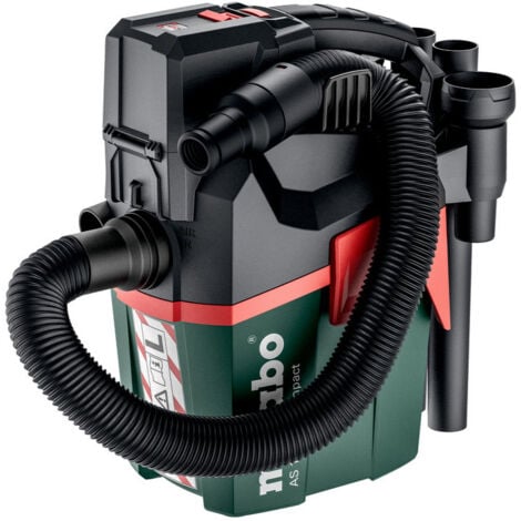 Aspirateur compact 18V 6L (Produit seul) AS 18 L PC COMPACT - METABO 602028850