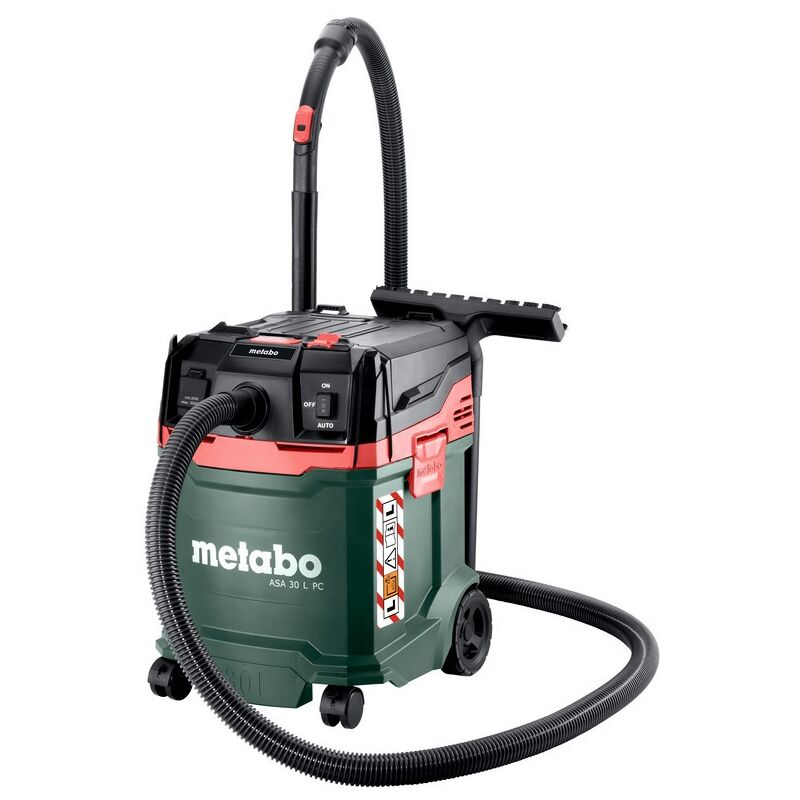 Metabo Aspirateur universel asa 30 pc 602086000 avec décolmatage manuel du filtre
