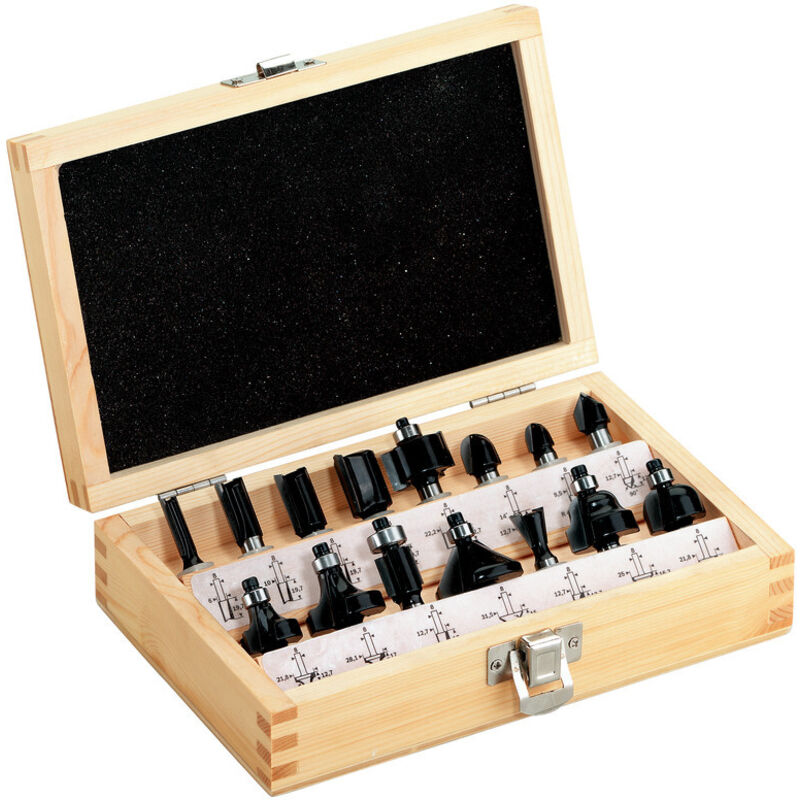 Metabo 631039000 Coffret de 15 fraises Import Allemagne