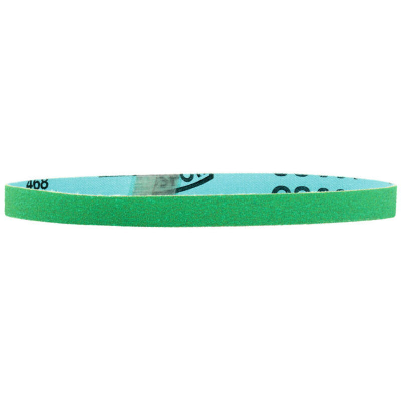 10 bandes abrasives 13 x 457 mm P80 grain céramique pour limes à bande metabo 10 pièces