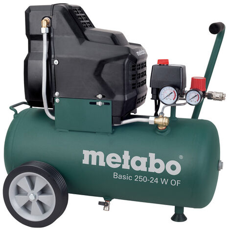 Metabo Compresseur Basic 250 24 W OF 8 Bar 1,5 KW, 24 L 601532000
