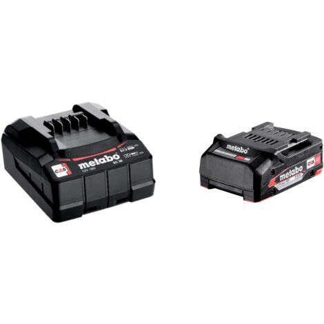 Metabo Basis Set 1x Li-Power Akkupack 18 V 2,0 Ah Akku ( 625596000 ) + SC 36 Ladegerät