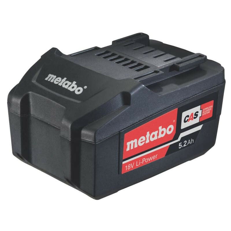 Batterie 18V Li-Ion 5,2 Ah Li-Power avec indicateur de charge Metabo 625592000