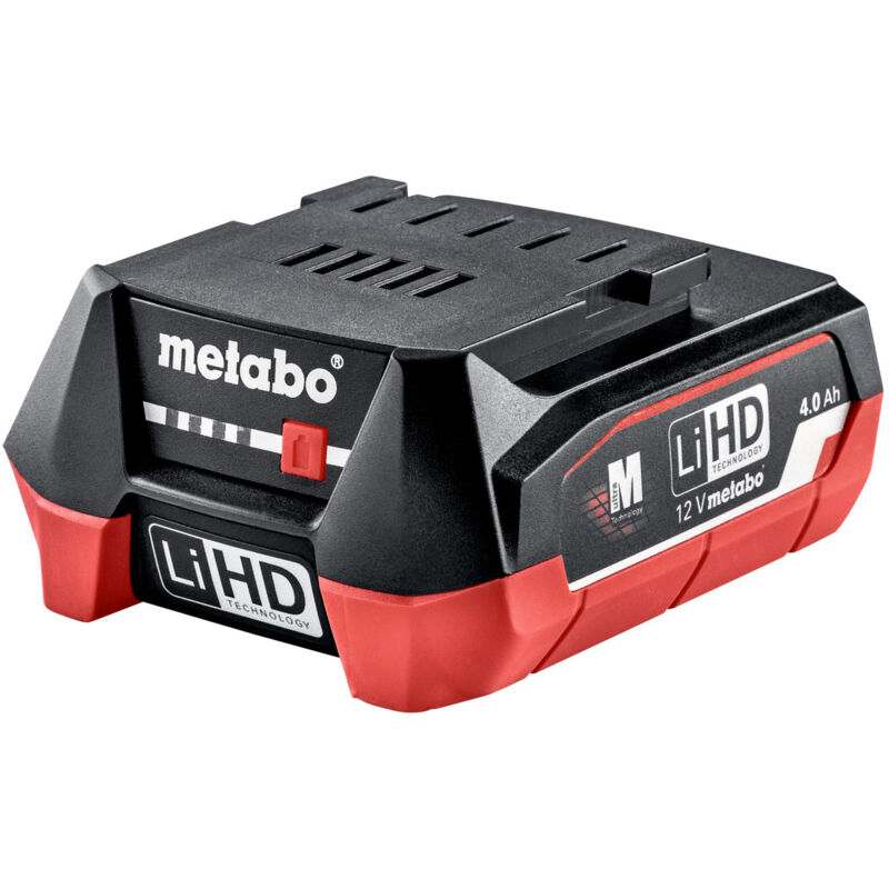 Pack de batteries LiHD 12 v 4,0 Ah / 4000 mAh Li-Ion avec indicateur de charge ( 625349000 ) - Metabo