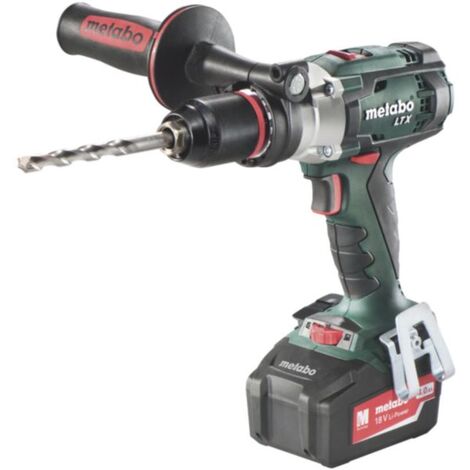 METABO Batterie Schlagbohrauber SB 18 LTX Impulse avec boîtier de la batterie 2x 4.0Ah