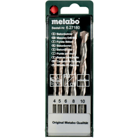 Metabo Beton-Bohrerkassette classic, 5-teilig