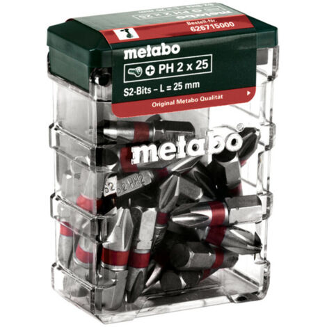 Metabo Bit-Box PH2, SP, 25-teilig