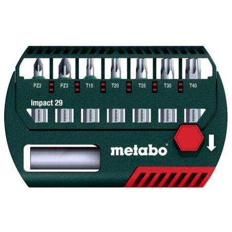 Metabo Boîte de forets Impact 8 pièces (628849000)
