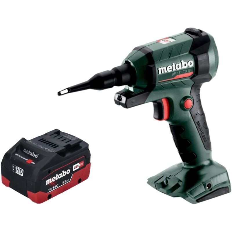 Metabo - bp 18 ltx bl Soufflette sans fil 18 v Brushless + 1x batterie LiHD 5,5 Ah - sans chargeur