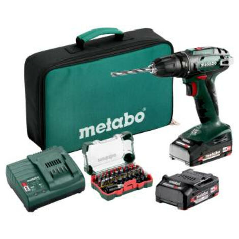 Metabo BS 18 1600 RPM Sin llave 1,3 kg Negro, Verde