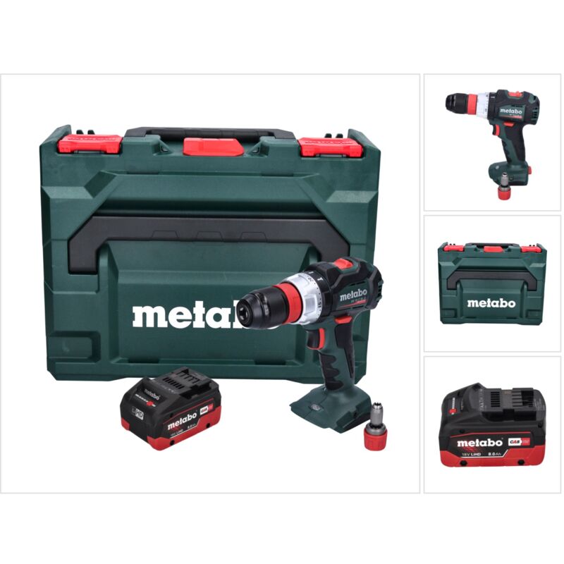 Perceuse visseuse sans fil Metabo BS 18 LT BL Q 18 V 75 Nm Brushless - vue 2