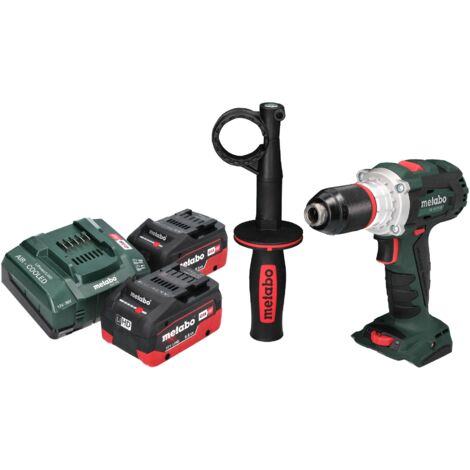 Metabo BS 18 LTX BL I Akku Bohrschrauber 18 V 130 Nm Brushless + 2x LiHD Akku 5,5 Ah + Ladegerät