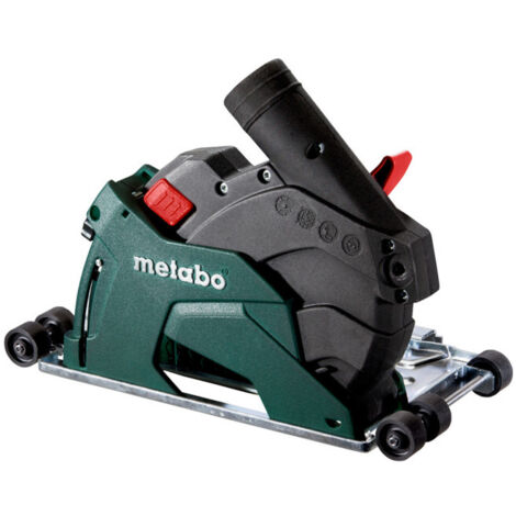 Metabo – Capot d'aspiration CED 125 Plus – Tronçonnage précis pour meuleuses d'angle – Ø 115/125mm – Raccord Ø 35/41mm pour aspiration poussière