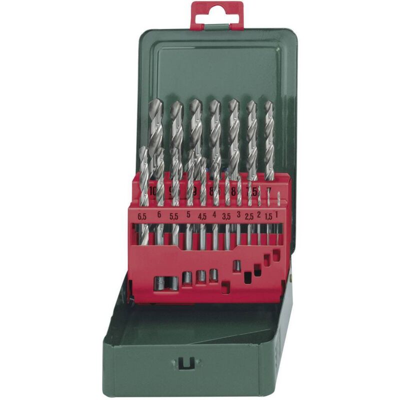 Jeu de forets HSS G 19 pièces Metabo Jeu de forets HSS G 19 pièces Ø 1 10 x 05 mm