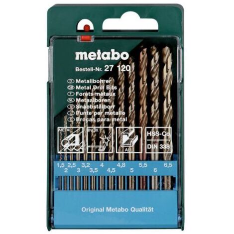 Metabo Coffret de forets hss-co, 13 pièces (627120000)