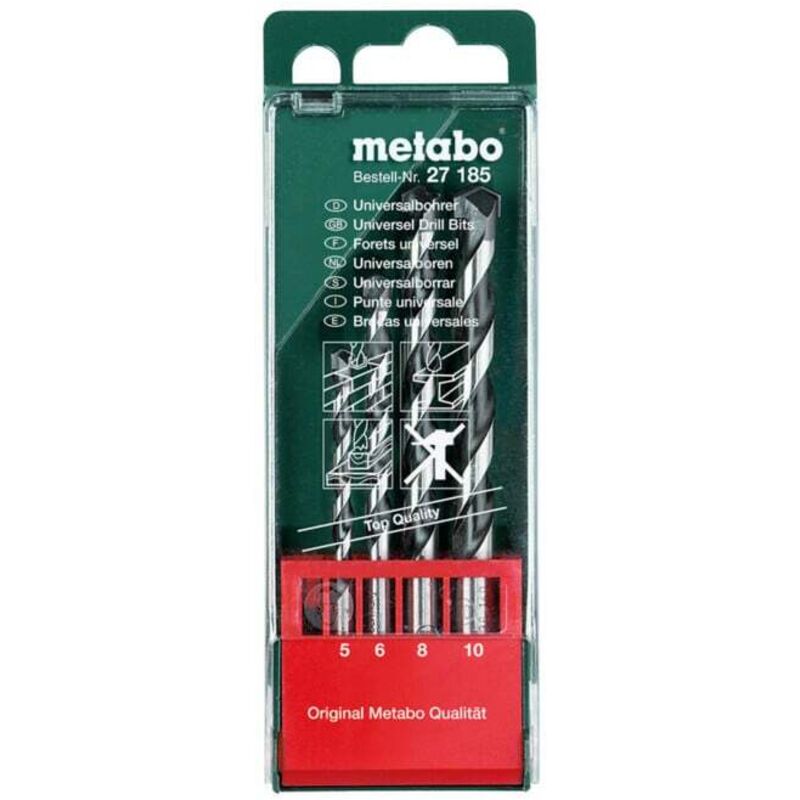 Metabo Coffret de forets universels 4 pièces