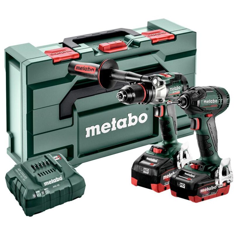Metabo Combo Set 2.1.15 SB 18 LTX BL I & SSD 18 LTX 200 BL With 2x 5.5Ah Batteries