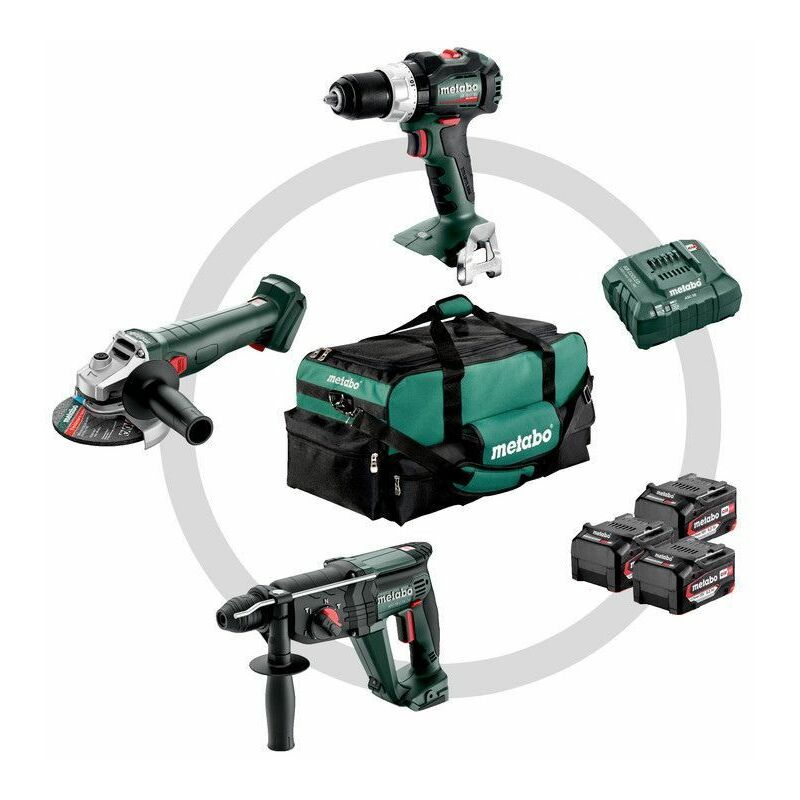 Metabo - Pack 3 out 18V SB18LTBL+W18L9-125Q+KH18LTX - 685212000