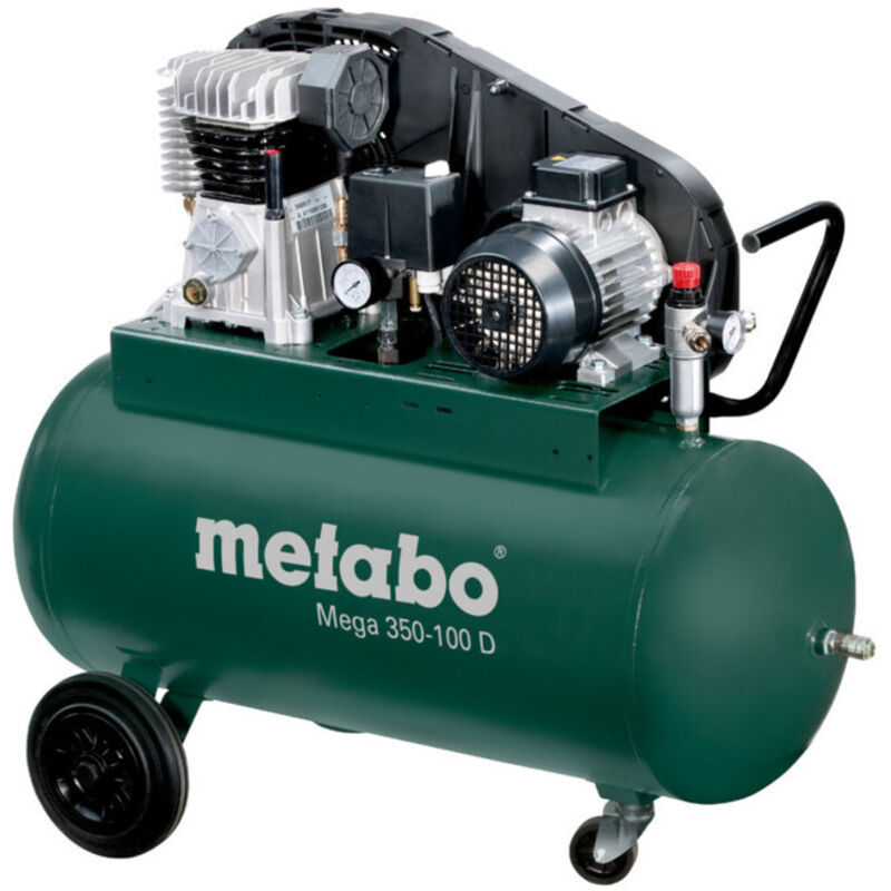 METABO  Compresseur pneumatique Mega 350-100 D 90 l 10 bar