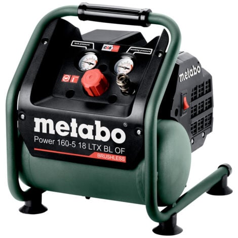 Metabo - Compresseur sans fil 18 V 5 l 8 bar sans batterie ni chargeur - Power 160-5 18 LTX BL OF