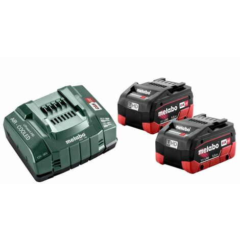 Energy pack 18V METABO 2 batt. 4,0 Ah Li-Power + Charg. ASC 55 + MetaBox - 685064000