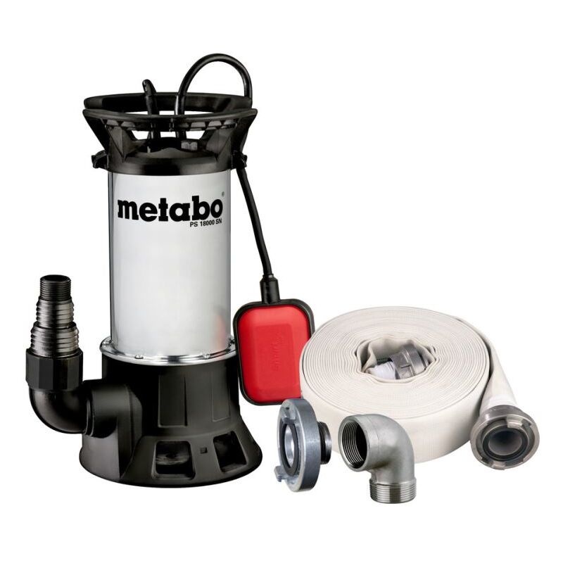 

Metabo Conjunto bomba sumergible aguas sucias PS 18000SN + accesorios