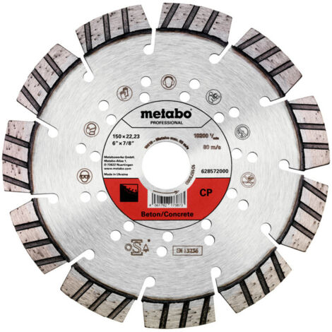 Metabo Diamanttrennscheibe 150x22,23mm, CP, Beton professional