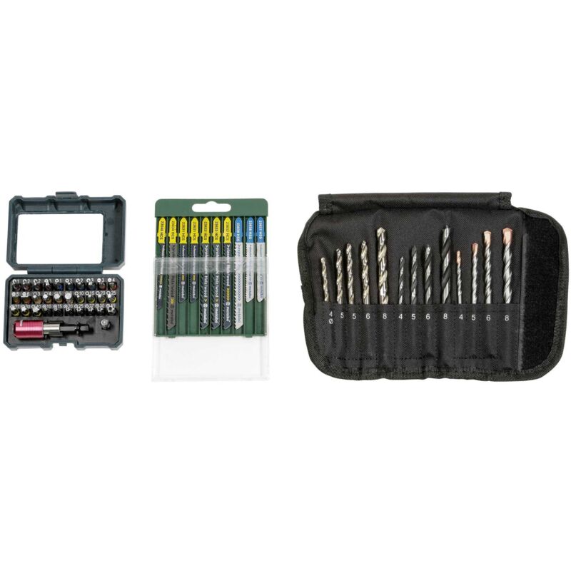 Lame de scie sauteuse, jeu de tournevis et d'embouts de perçage - 55 pièces - Metabo