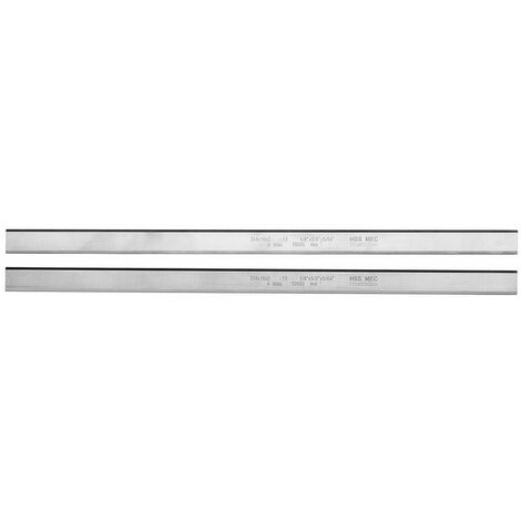 Metabo – Fers de rabot HSS 334 x 16 x 2 mm – Lot de 2 – Pour tous types de bois – Réaffûtables avec 18 % de tungstène