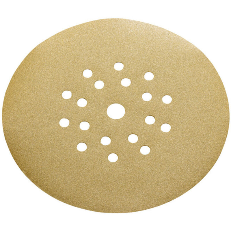 25 feuilles abrasives auto agrippantes 225 mm P 80 série « professional » pour enduits peintures et vernis pour ponceuse à bras metabo 25 pièces