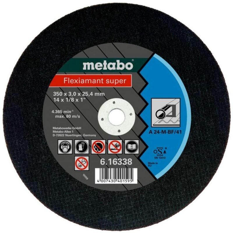 Metabo - Accessoires - Lame circulaire pour acier, 350x25,4 mm 616338000