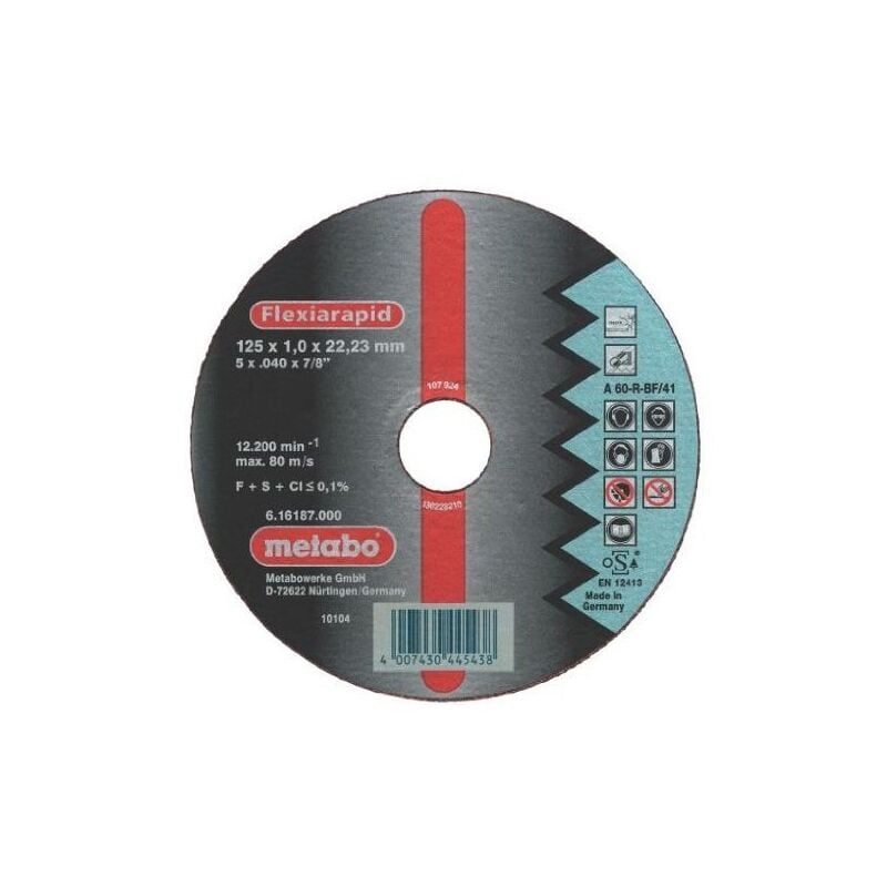 Metabo - flexiarapid 150X1,6X22,23 inox, tf 41