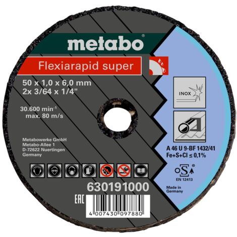 Metabo Flexiarapid Super 75x1,0x6,0 Inox